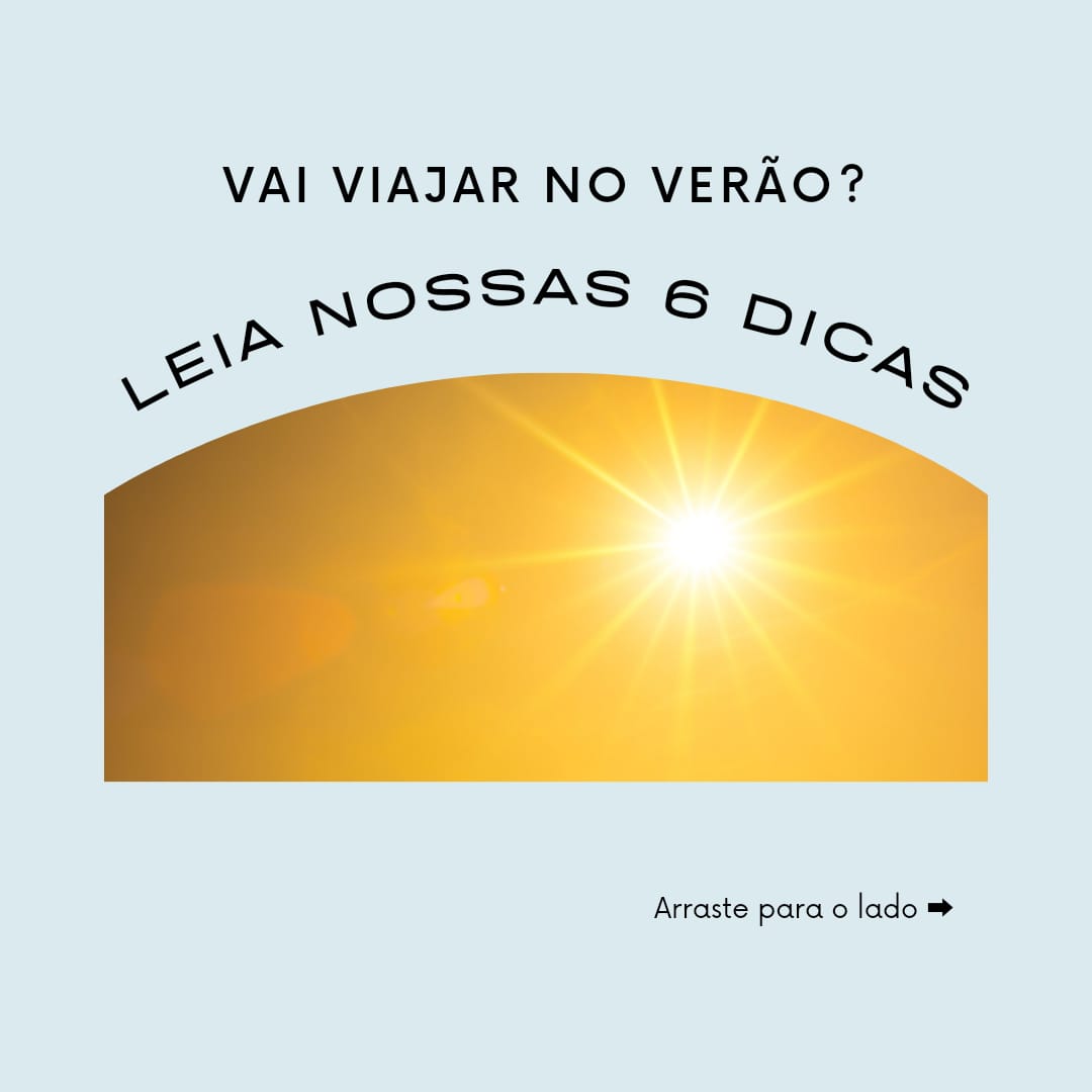 Dicas no verão